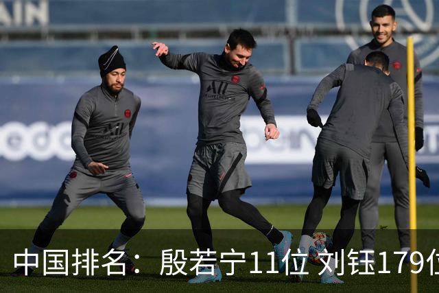 中国排名：殷若宁11位 刘钰179位许赢上涨2位